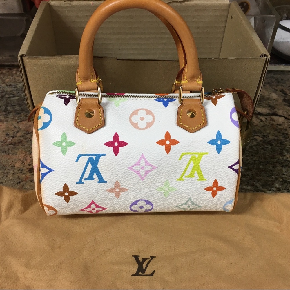 LOUIS VUITTON MINI MULTI SPEEDY BAG MURAKAMI-NO REASONABLE OFFER REFUSED!!!